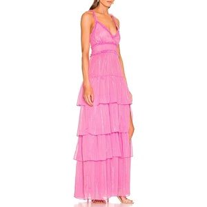 Likely Athena Gown in Pink Sugar on Revolve